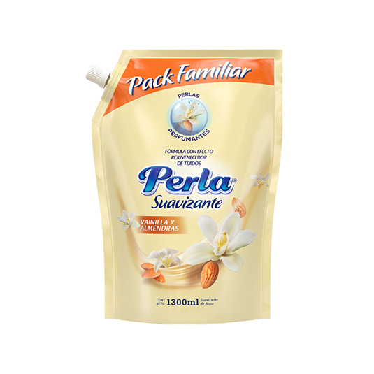 Suavizante Perla Vainilla Y Almendras 1300 Ml.