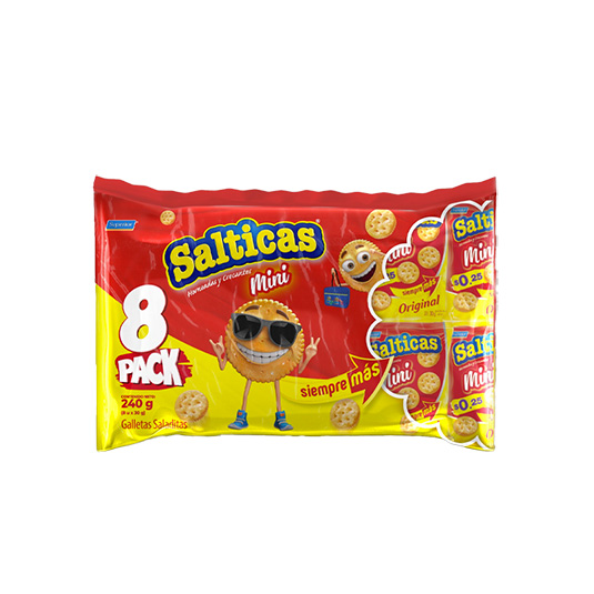Galletas Mini Salticas 8Pack 240G
