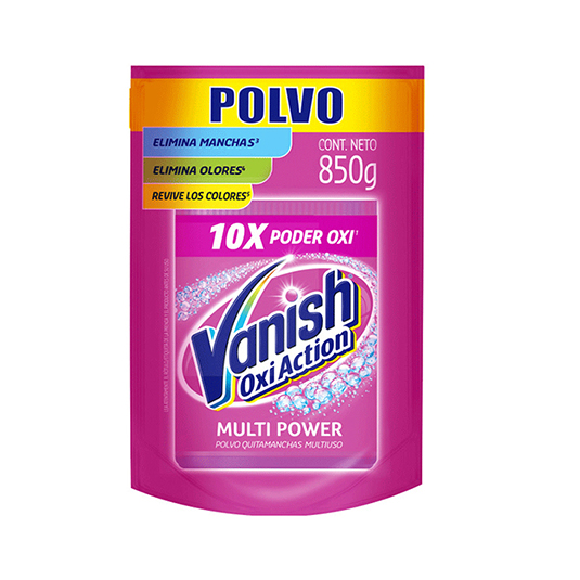 VANISH OXI ACTION ROSA POLVO DOYPACK 850 GR.