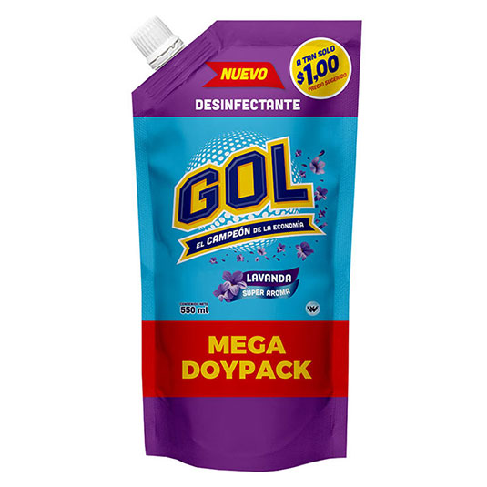 Desinfectante Gol Lavanda Doypack 550 Ml.