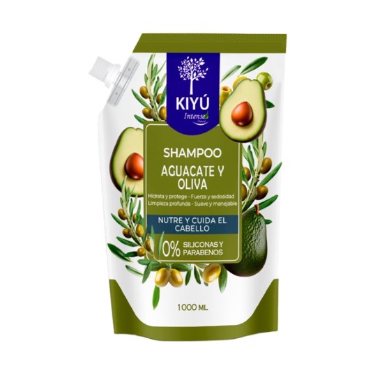 Shampoo Kiyu Aguacate & Oliva Doypack X1L