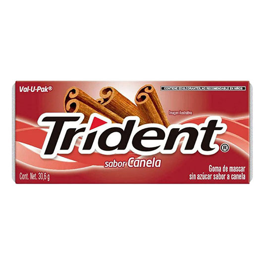 Chicle Trident Canela 30.6 G