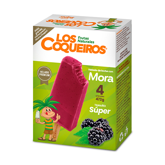 Helado Mora Los Coquerios X4
