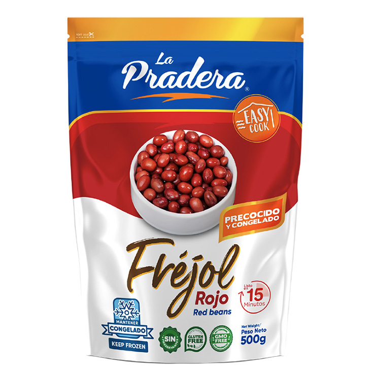 Frejol Rojo Precocido Y Congelado La Pradera 500Gr
