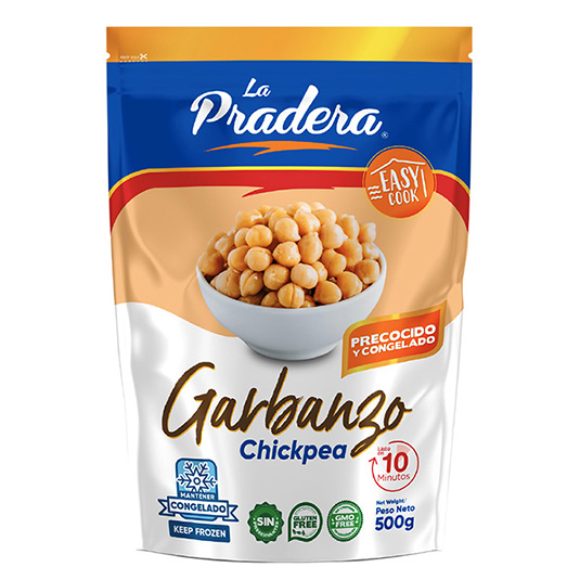 Garbanzo Precocido Y Congelado La Pradera 500Gr