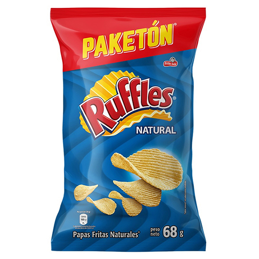 Papas Ruffles Sabor Natural 68G