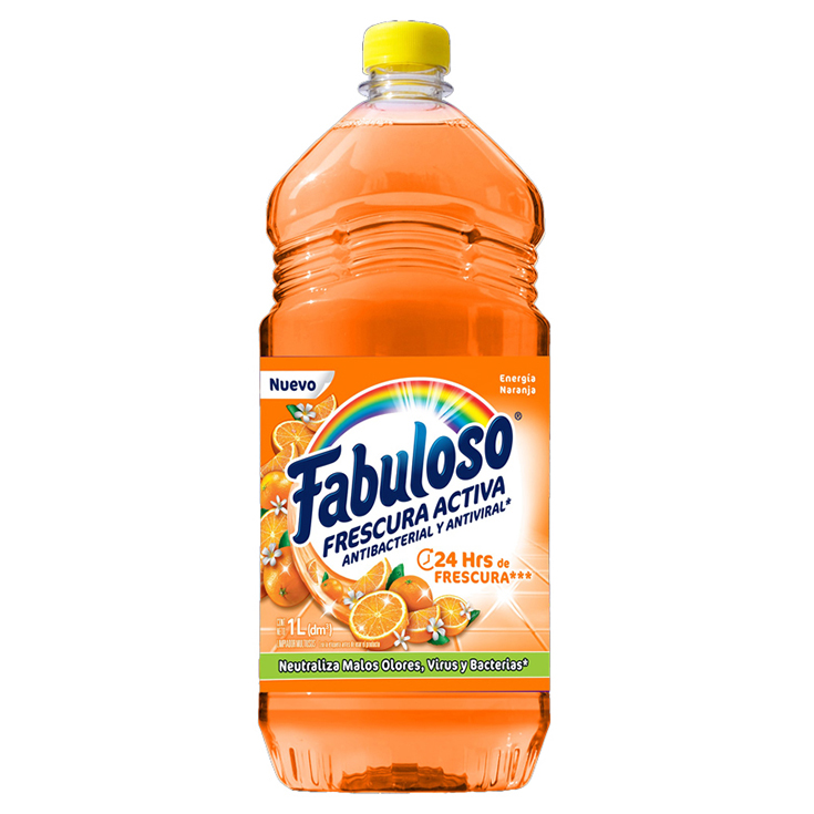Desinfectantefabuloso Energia Naranja 1Lt.