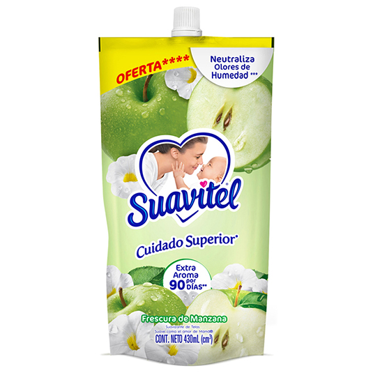 Suavitel Suavizante Frescura De Manzana 430 Ml.