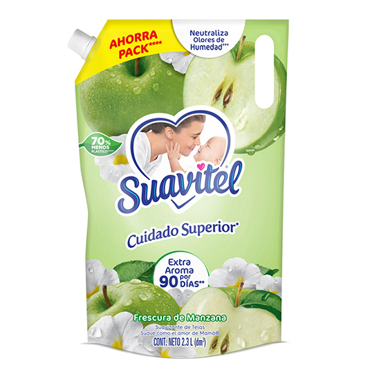 Suavitel Suavizante Frescura De Manzana 2.3 Lt.