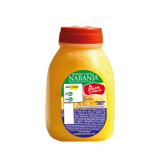 Refresco Sabor A Naranja Pura Crema 250 Ml