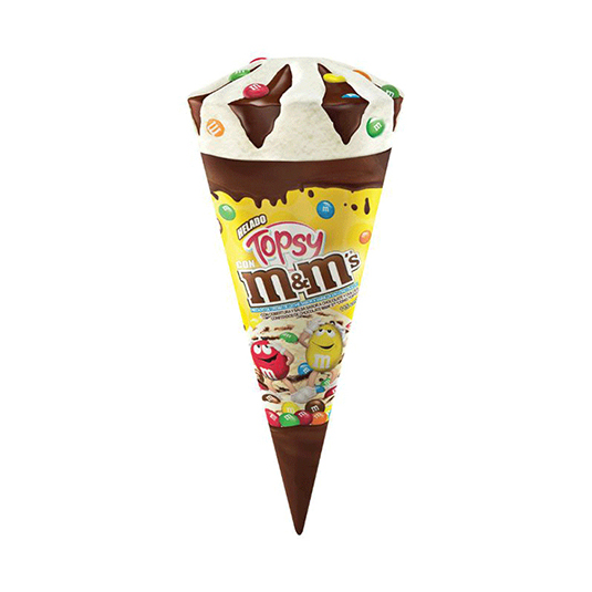 Helado M&M Vainilla Topsy 115Ml
