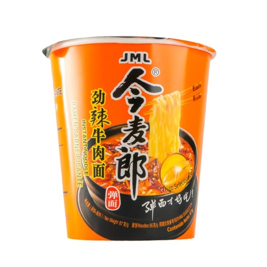 Fideo Instantaneo Ramen Carne Picante Jml Vaso 87Gr