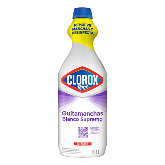 Clorox Quitamanchas Blanco Supremo 1Lt.