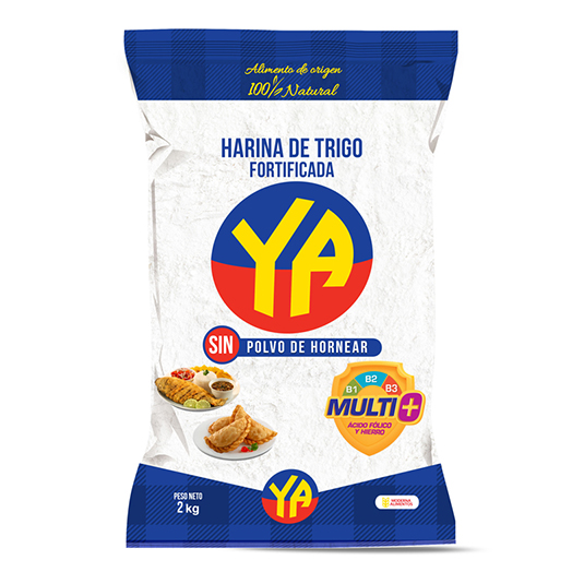 Harina Sin Polvo De Hornear Ya 2 Kg