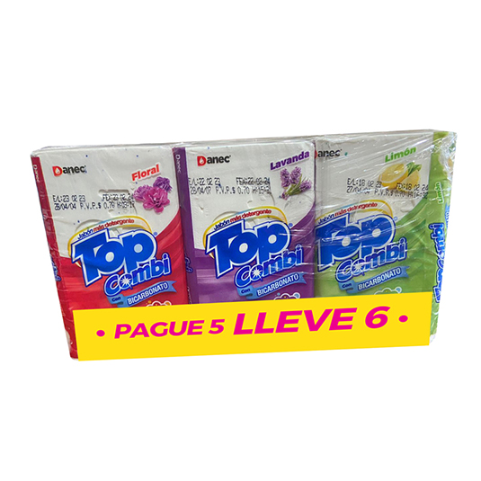 Jabon Top Combi En Barra Surtido Pague 5 Lleve 6 Un.