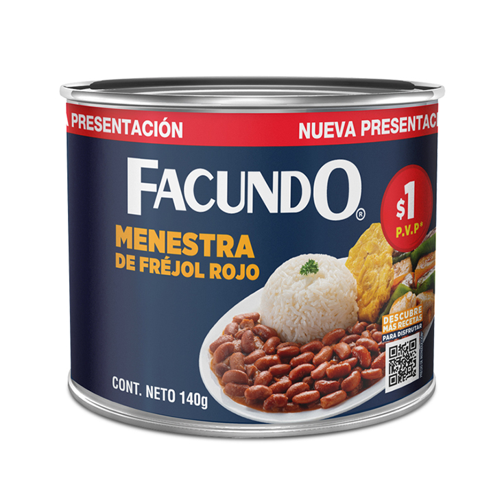 Menestra Fréjol Rojo Facundo 140 Gr