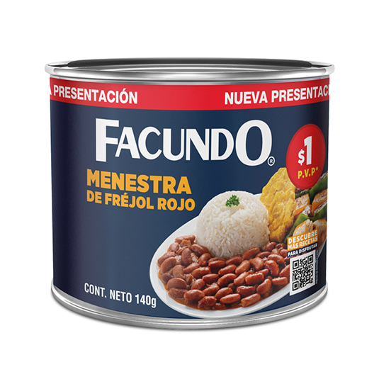Menestra Fréjol Rojo Facundo 140 Gr
