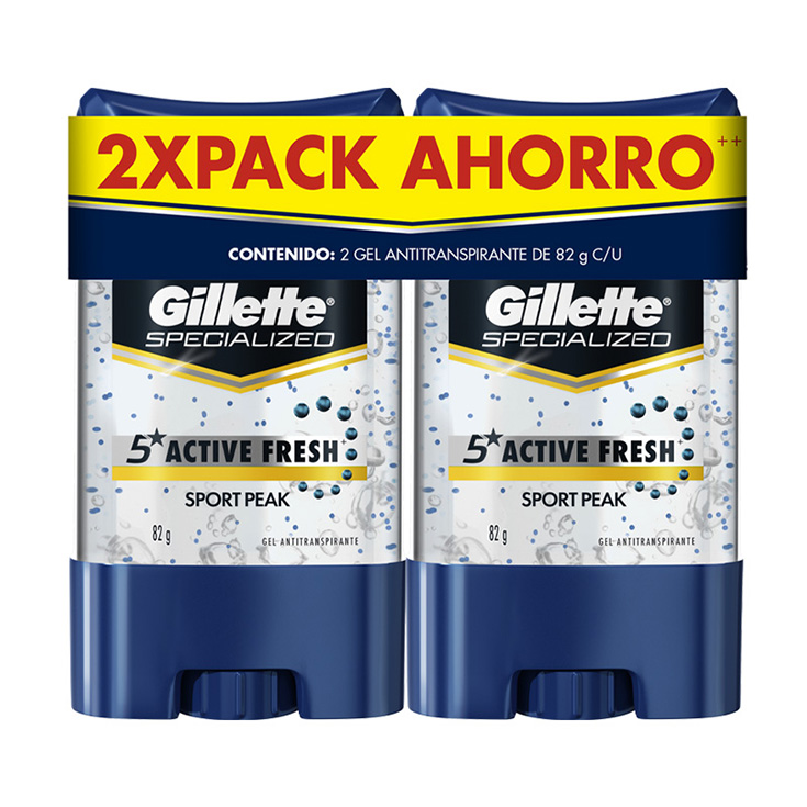Desodorante Gillette Cleargel Sportpeak 82Gr