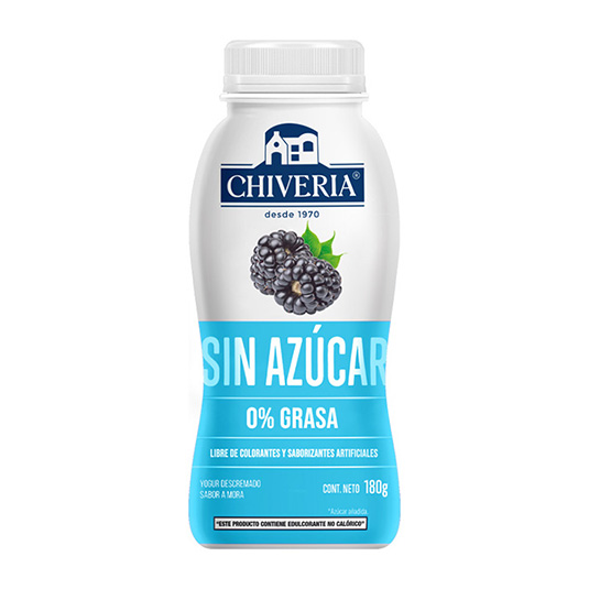 Yogur Chiveria Light Mora 180Gr