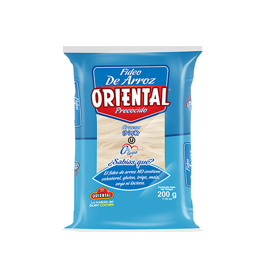 Fideo De Arroz Precocido Oriental 250 Gr.