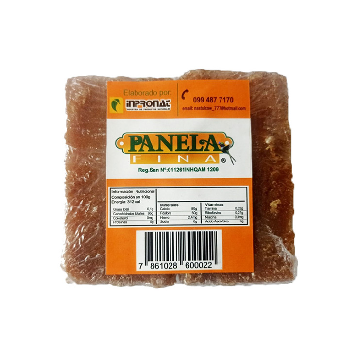 Panela Fina Cuadrada Empaque Al Vacio X 2 Un.