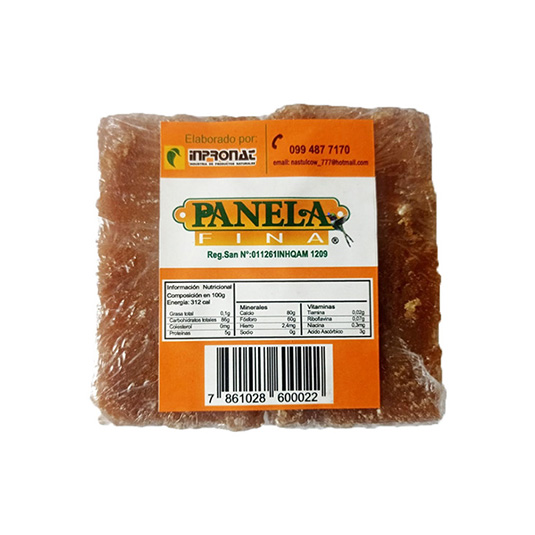 Panela Fina Cuadrada Empaque Al Vacio X 2 Un.