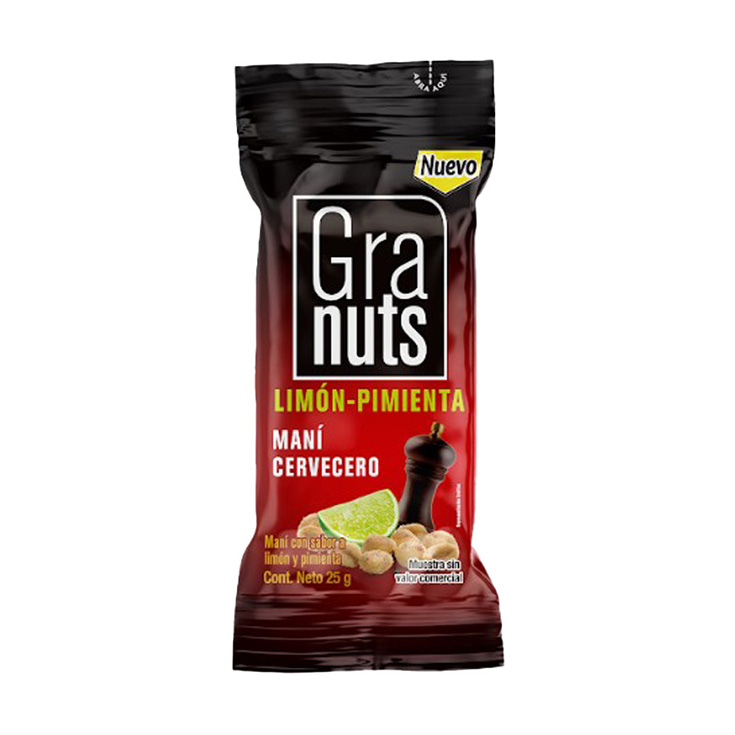 Mani Cervecero Limon Pimienta Granuts 40gr Mani Cervecero Limon Pimienta Granuts 40gr