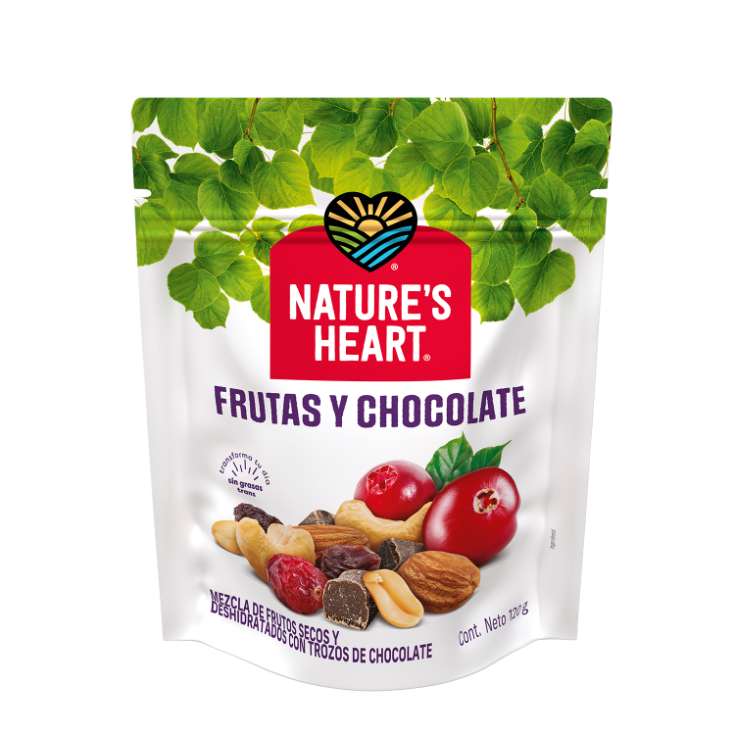 Frutas y Chocolate Natures Heart 120GR Frutas y Chocolate Natures Heart 120GR