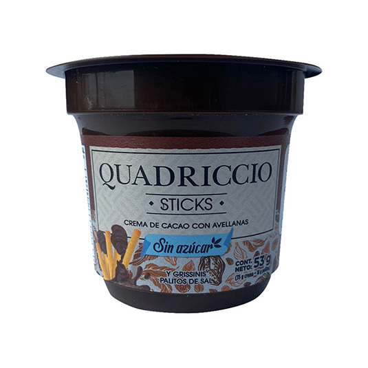 Sticks Quadriccio Crema De Cacao Con Avellanas 53Gr