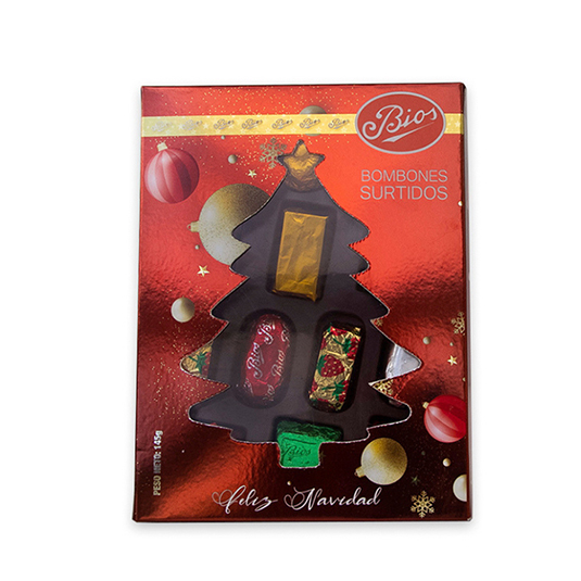 Bombones Bios Caja Arbolito 145gr