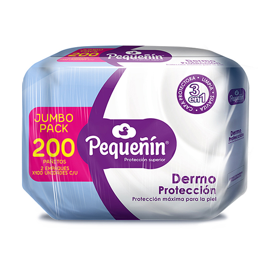 Pañitos Dermo Protección Pequeñín 200