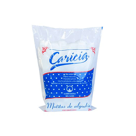 Caricia Motitas De Algodón 100 U