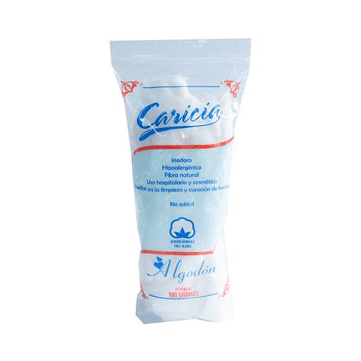 Caricia Algodón Hidrófilo 100 Gr