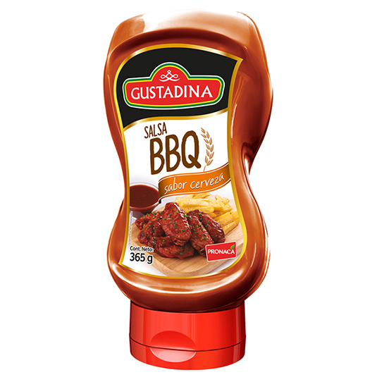 Salsa Bbq Cerveza Gustadina 360Gr