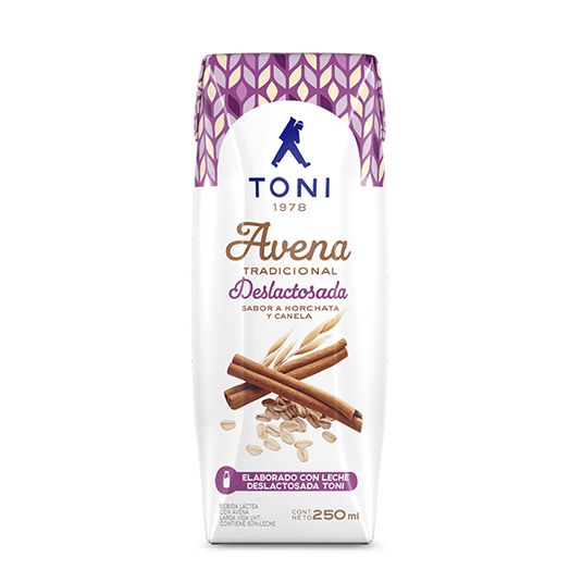 Avena Toni Tradicional Deslactosada Horchata Y Canela 250Ml