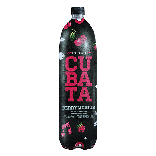 Coctel De Vodka Cubata Berries 1.5L