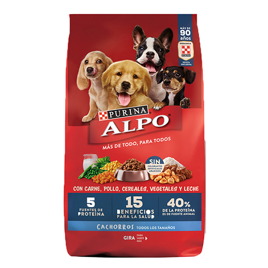 Alimento Para Cachorros Todos Los Tamaños Alpo 2 Kg