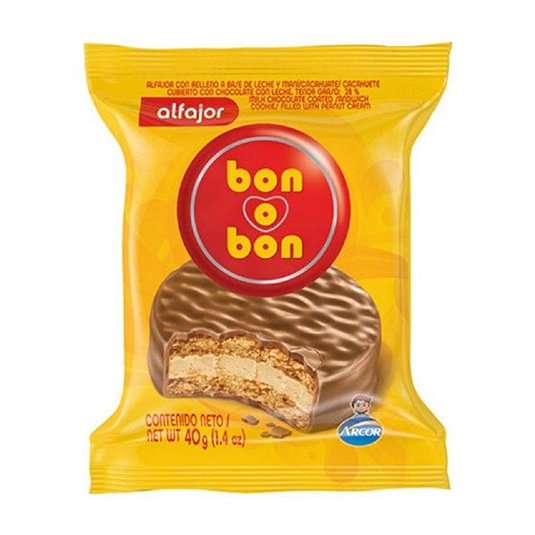 Alfajor Bon O Bon Leche 40Gr