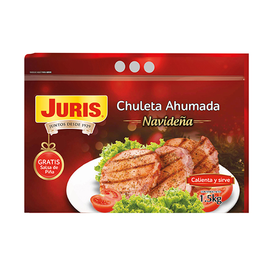 Chuletas Ahumadas Navideñas Juris 1.5 Kg