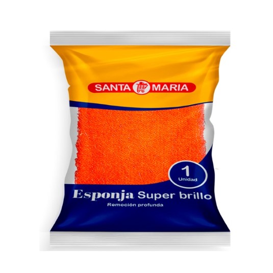 Esponja Super Brillo Santa Maria X 1