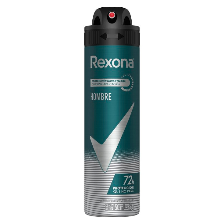 Desodorante Aerosol Rexona Hombre 72H 150 Ml