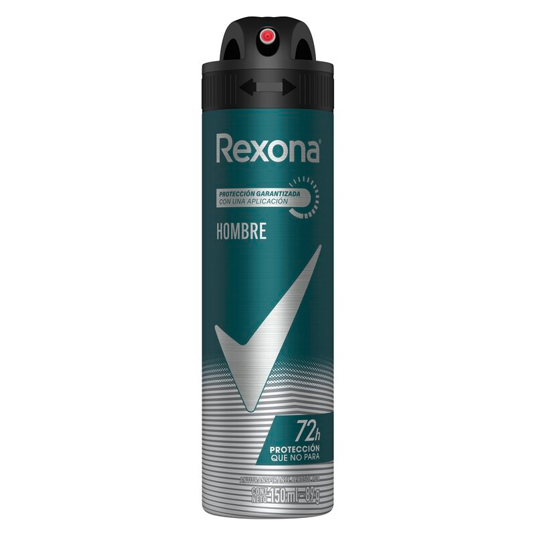 Desodorante Aerosol Rexona Hombre 72H 150 Ml