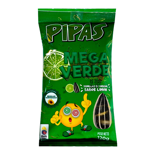 Pipas E Semillas De Girasol Mega Verde 120Gr