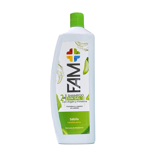 Shampoo 2 En 1 Fam De Sabila 1000 Ml