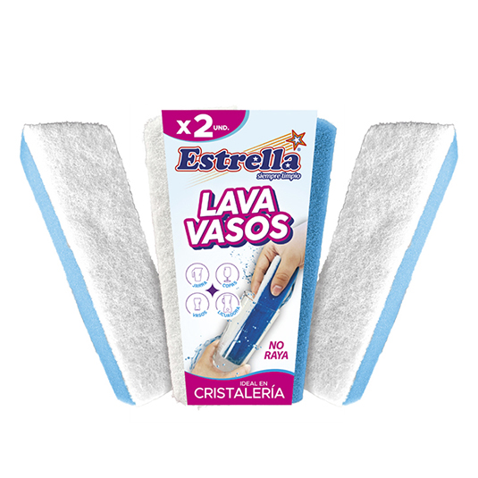 Esponja Estrella Lava Vasos X 2 Un.