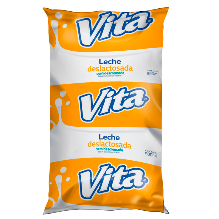 Tetrafino Leche Deslactosada Vita 900 Ml