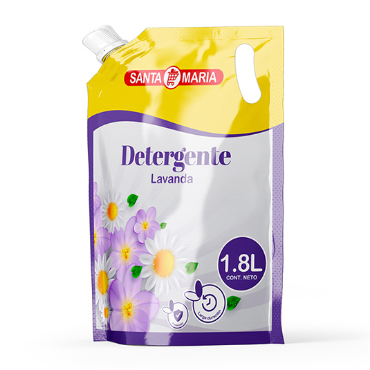 Detergente Líquido Lavanda Doypack Santa Maria 1.8Lt
