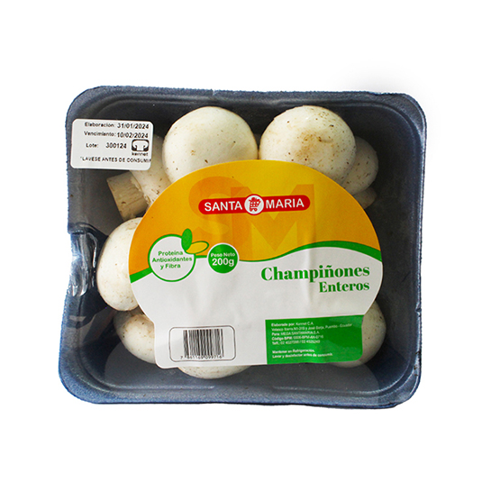 Champiñones Enteros Santa Maria 200G