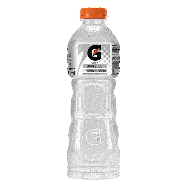 Bebida Hidratante Gatorade Apple Ice Sin Azucar 500 Ml Bebida Hidratante Gatorade Apple Ice Sin Azucar 500 Ml