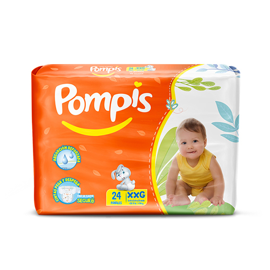 Pañal Infantil Pompis Extra Extra Grande 24 Und